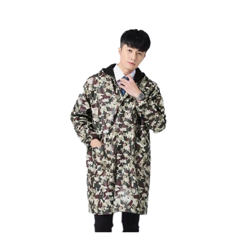 QH-5003 hooded plus fleece coat
