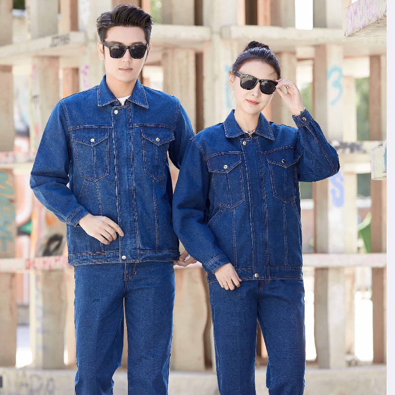 QH-1004 Thickened Anti-Scalding Welding Work Clothes--(Enzyme Washing Process)